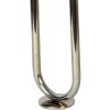 Modern U Shaped 7"L x 4.5"W x 12"H Candle Holder in Gold